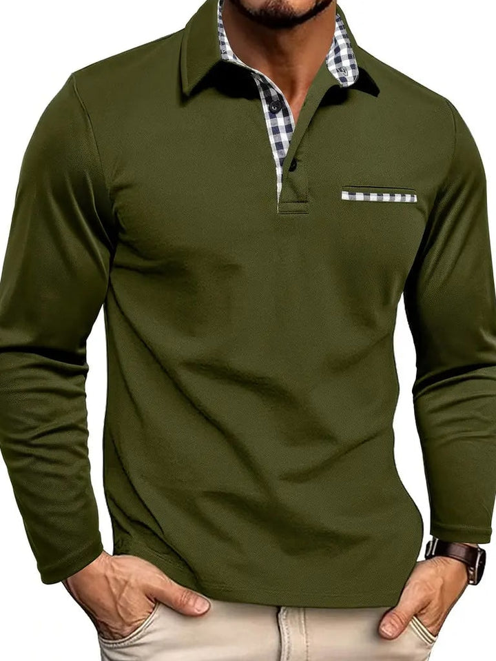 Byron Men's Long-Sleeve Polo Shirt