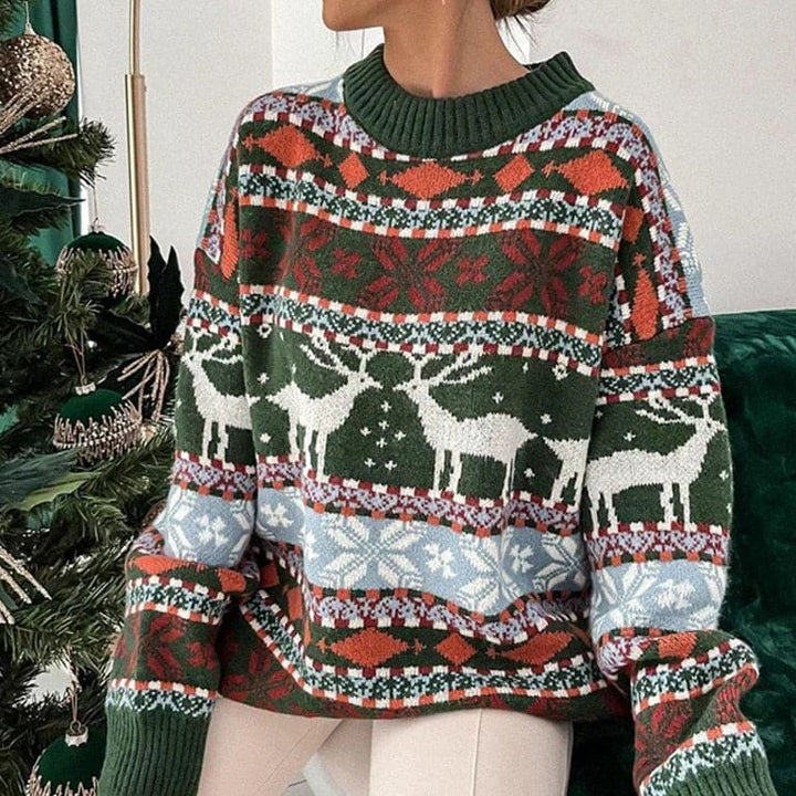 Calla Women's Reindeer Christmas Jumper