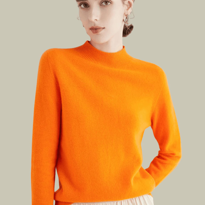 Marguerite Women's Merino Wool Roll-Neck Jumper