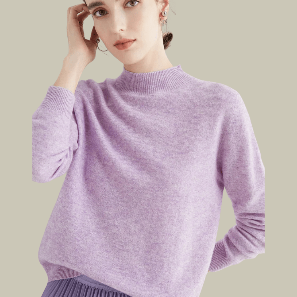 Marguerite Women's Merino Wool Roll-Neck Jumper