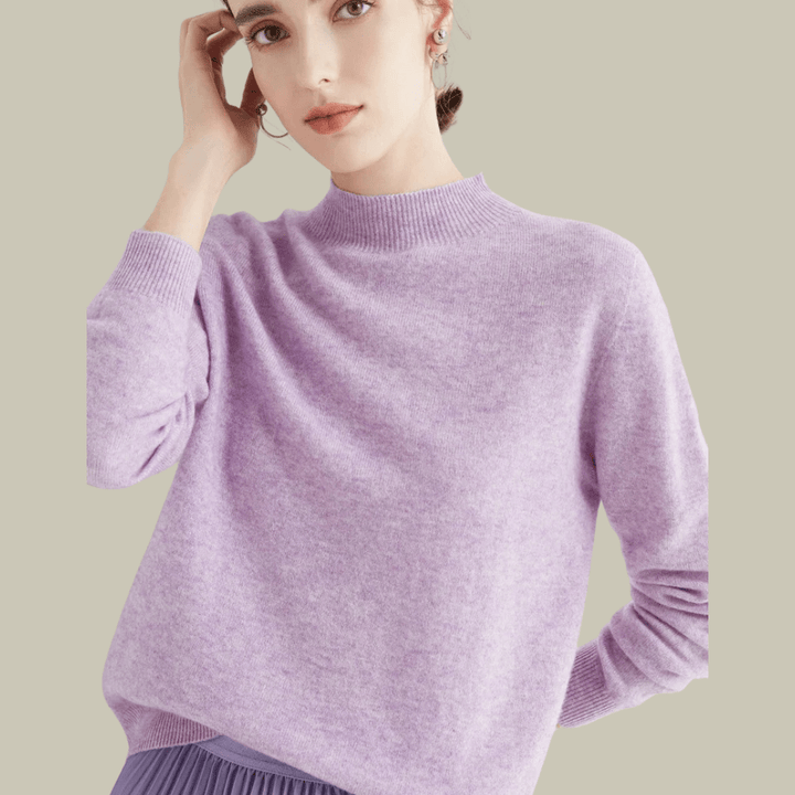 Marguerite Women's Merino Wool Roll-Neck Jumper