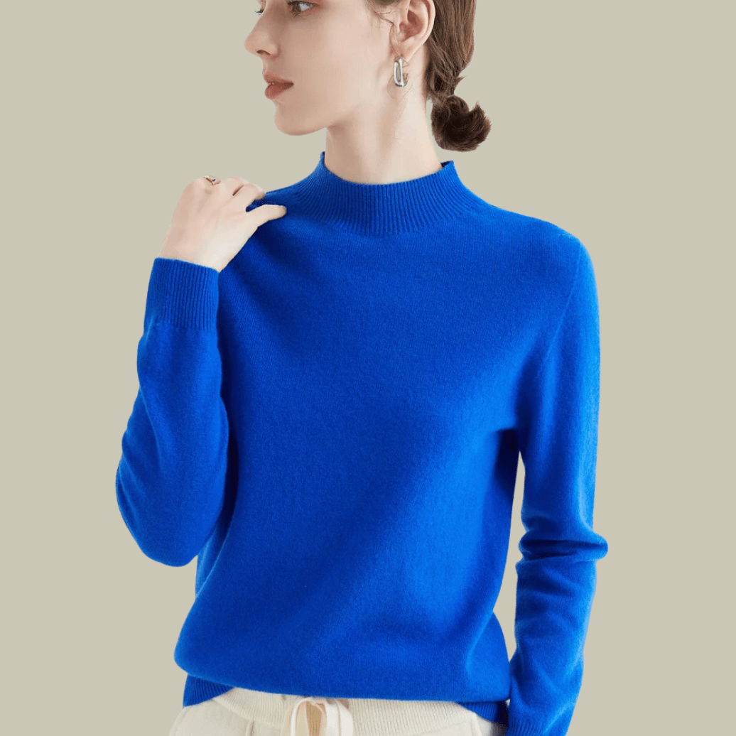 Marguerite Women's Merino Wool Roll-Neck Jumper