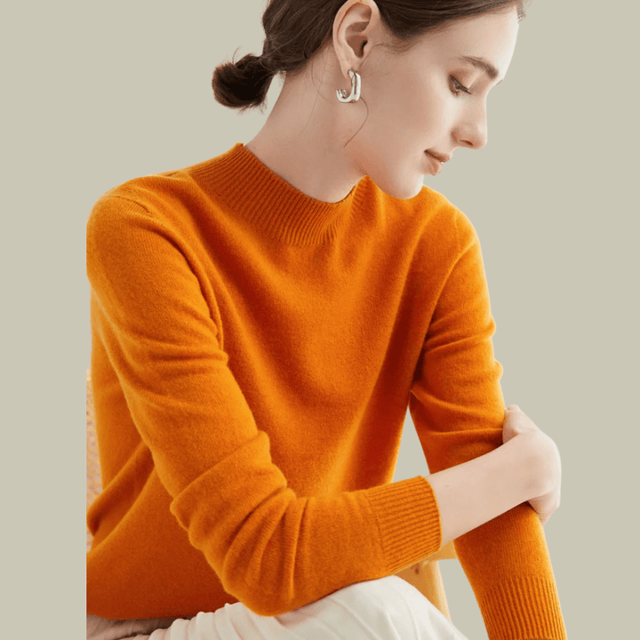 Marguerite Women's Merino Wool Roll-Neck Jumper