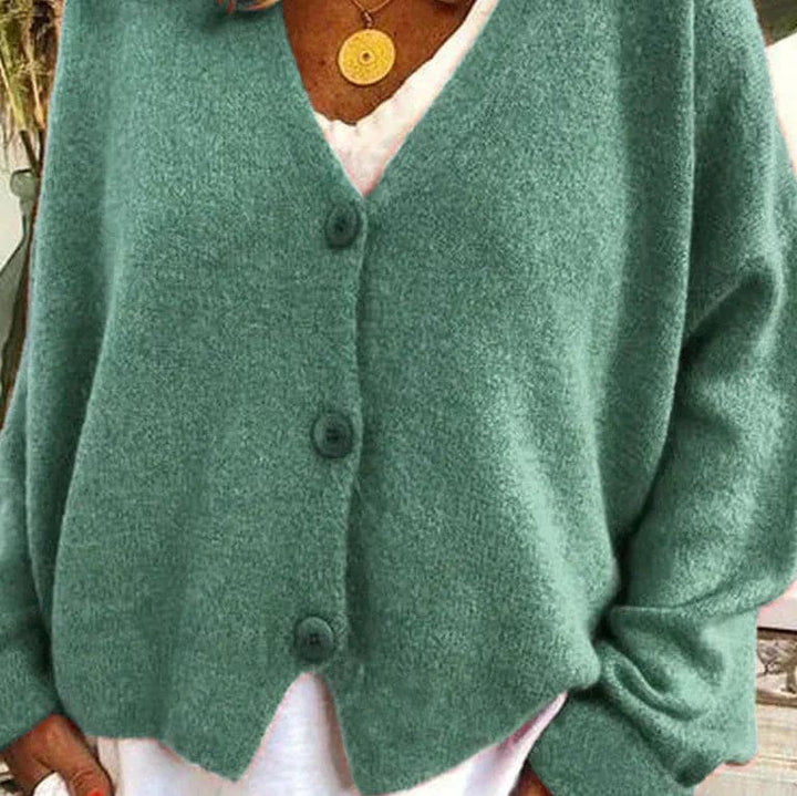 Bridget Women's V-Neck Button Cardigan