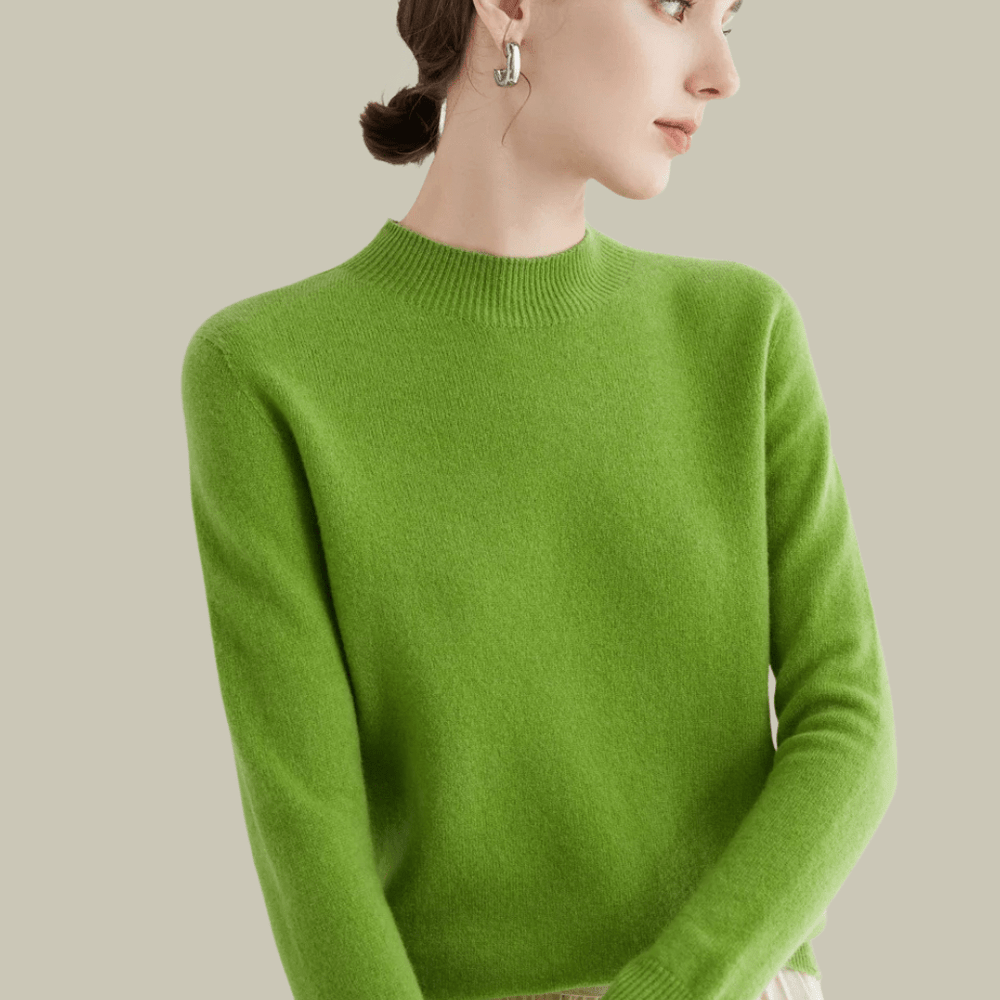 Marguerite Women's Merino Wool Roll-Neck Jumper