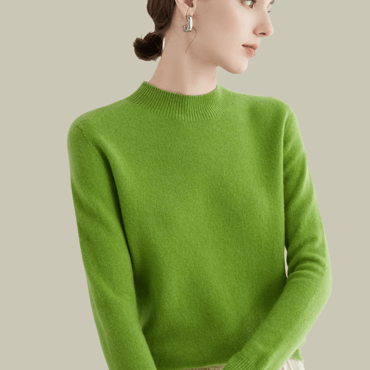 Marguerite Women's Merino Wool Roll-Neck Jumper