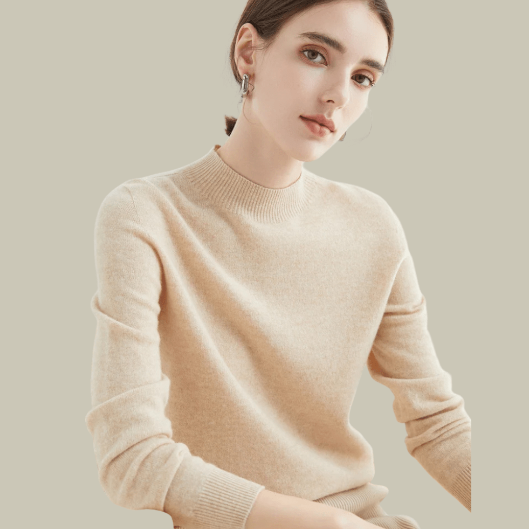 Marguerite Women's Merino Wool Roll-Neck Jumper