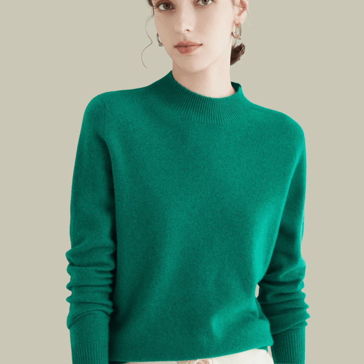 Marguerite Women's Merino Wool Roll-Neck Jumper