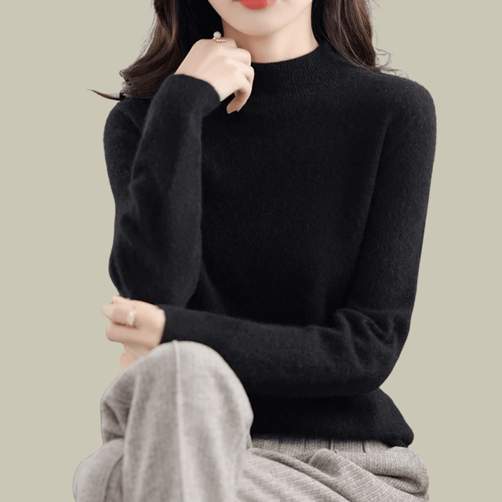 Marguerite Women's Merino Wool Roll-Neck Jumper