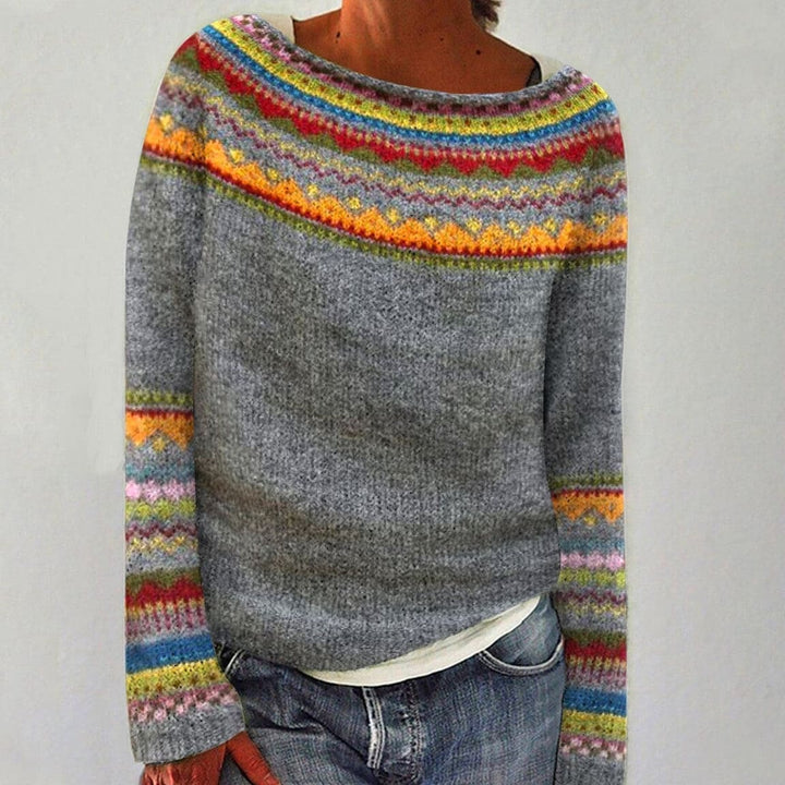 Delia Women's Crew-Neck Knit Jumper