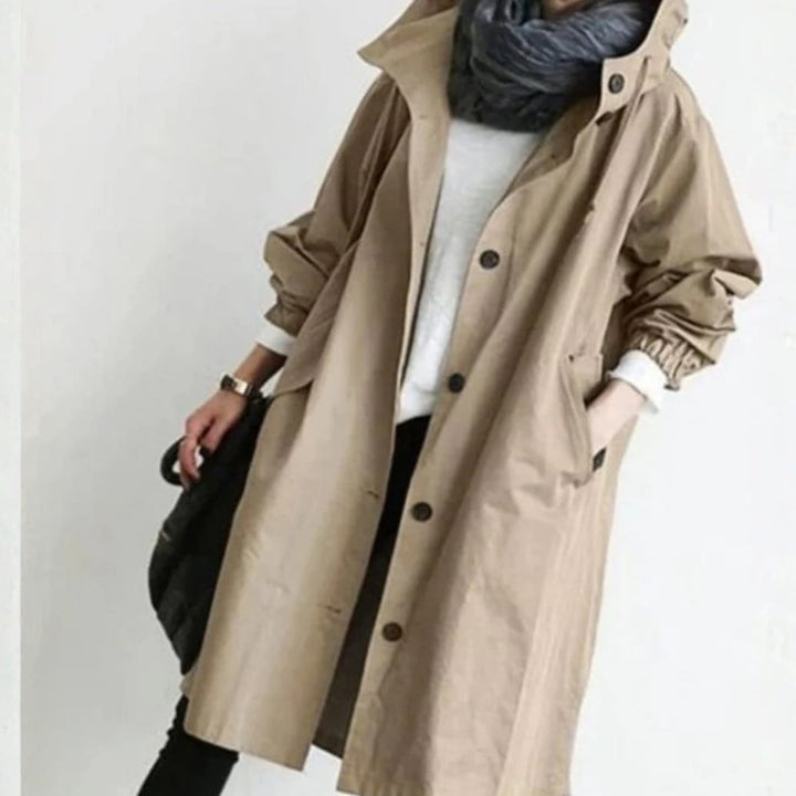 Eleanor Women's long button street coat