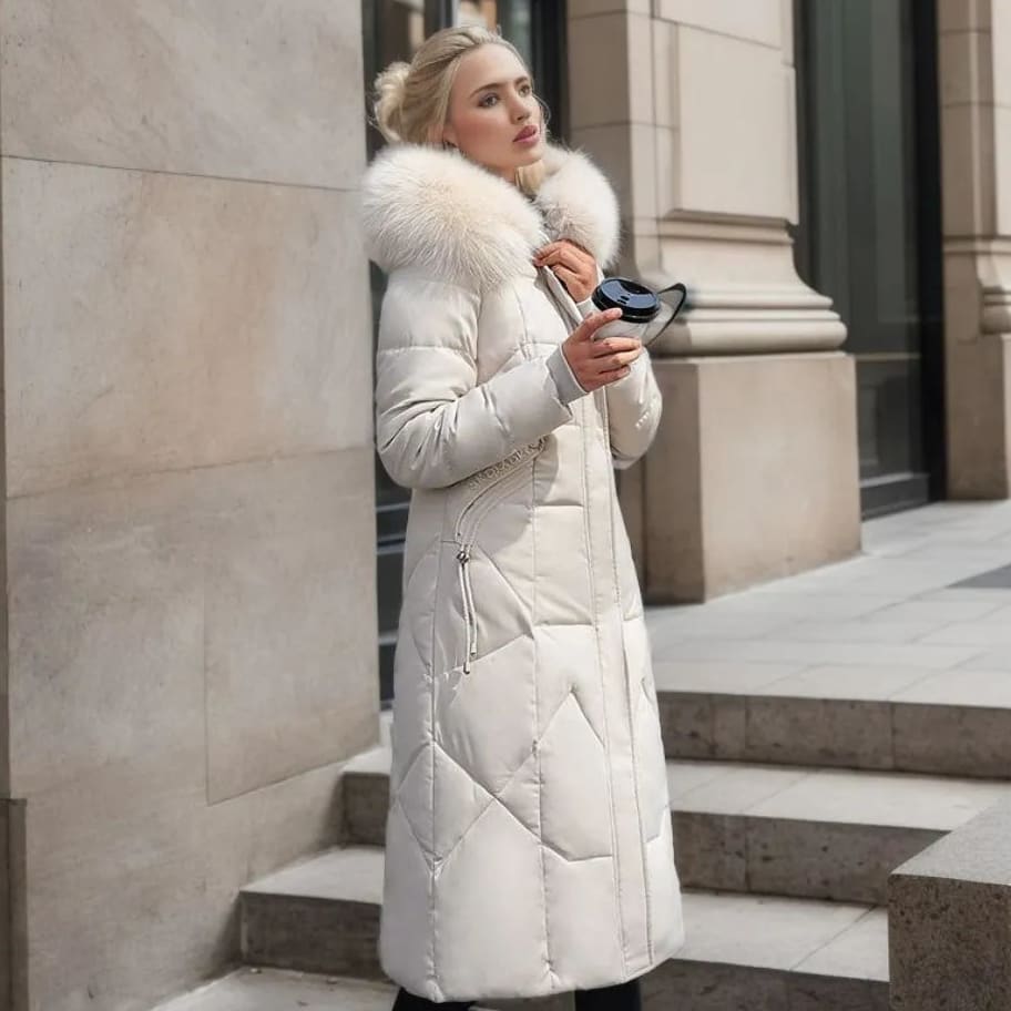 Jemima Women's Long Quilted Down Coat