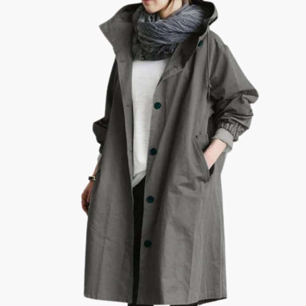 Eleanor Women's long button street coat