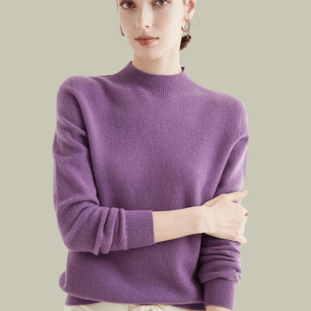Marguerite Women's Merino Wool Roll-Neck Jumper