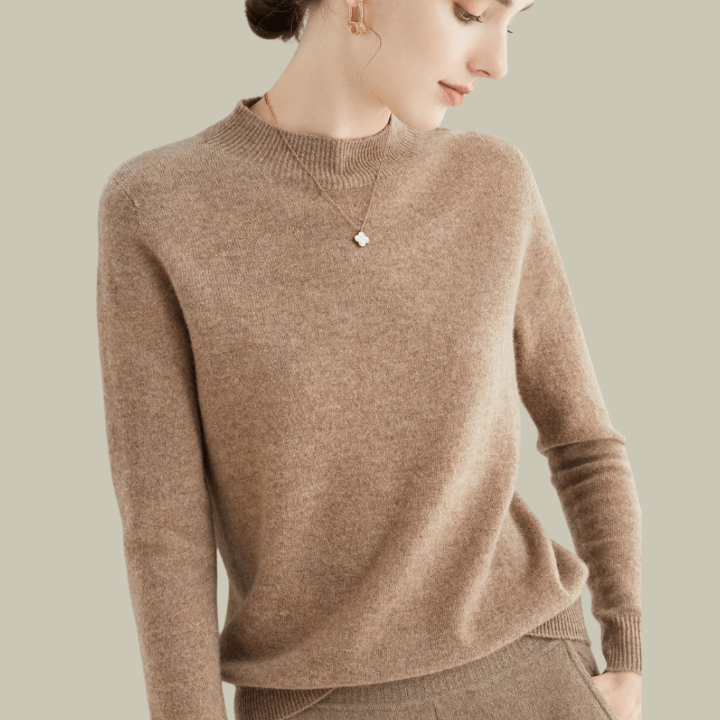 Marguerite Women's Merino Wool Roll-Neck Jumper
