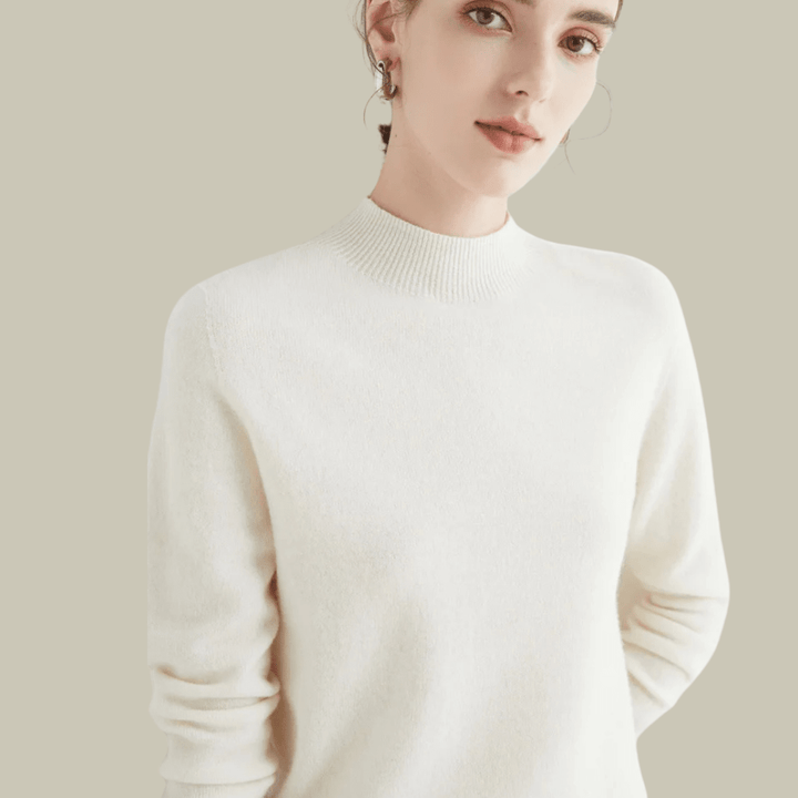 Marguerite Women's Merino Wool Roll-Neck Jumper