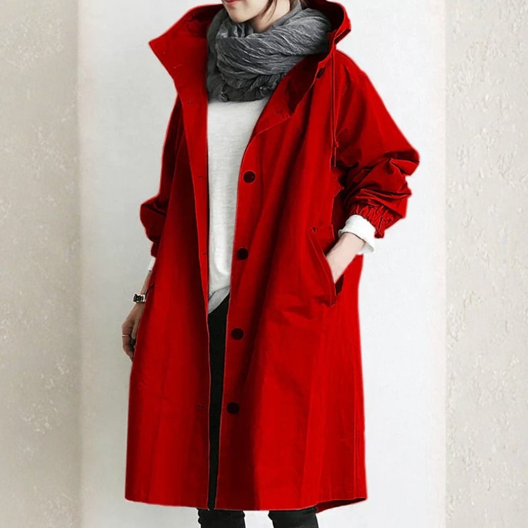 Eleanor Women's long button street coat
