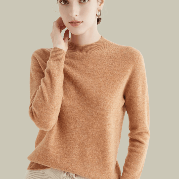 Marguerite Women's Merino Wool Roll-Neck Jumper