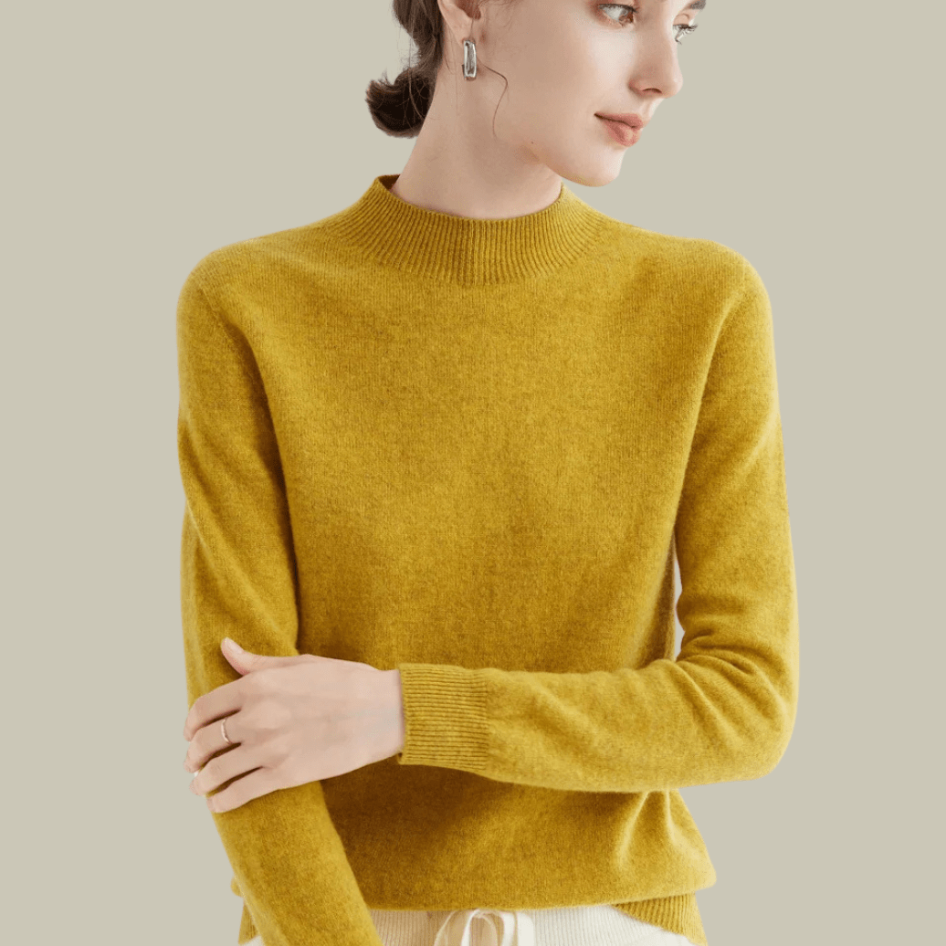 Marguerite Women's Merino Wool Roll-Neck Jumper