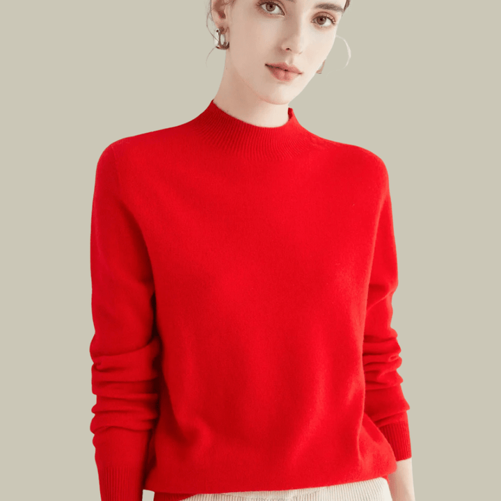 Marguerite Women's Merino Wool Roll-Neck Jumper