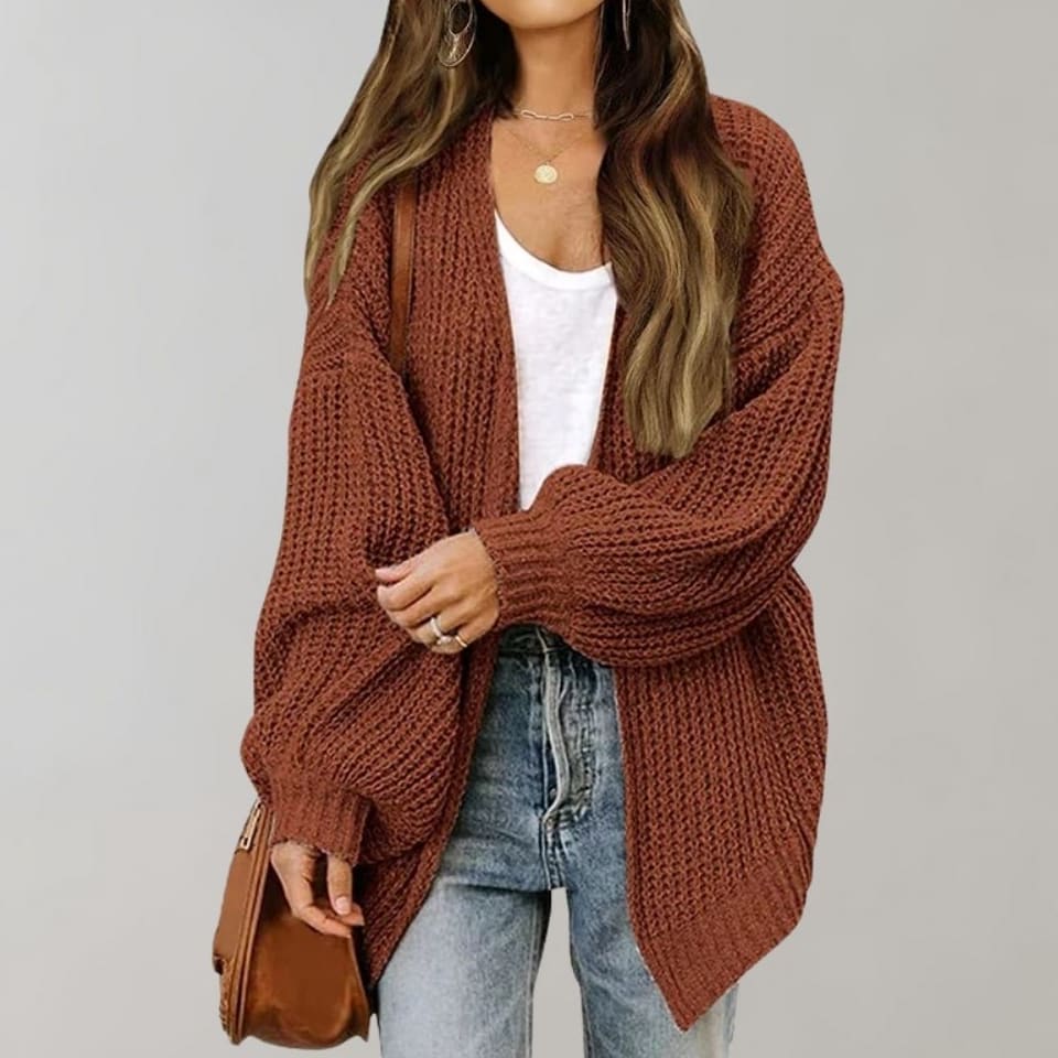 Enid Women's Open-Front Cardigan