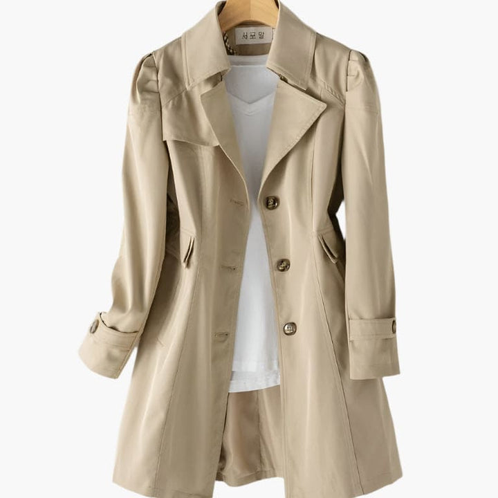 Frances Women's Long Trench Coat