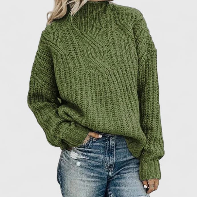 Alma Women's Ribbed Long-Sleeve Jumper