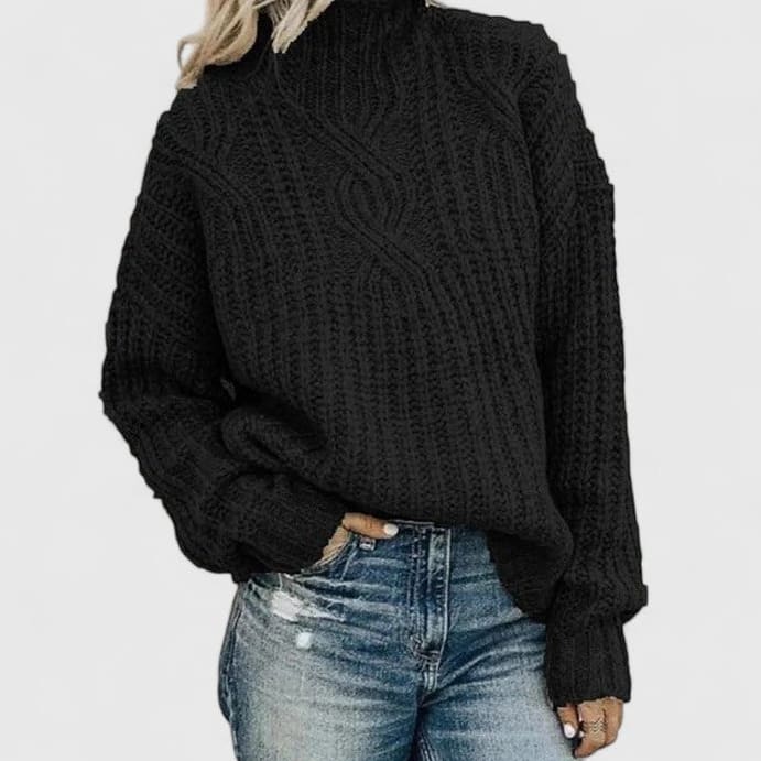 Alma Women's Ribbed Long-Sleeve Jumper