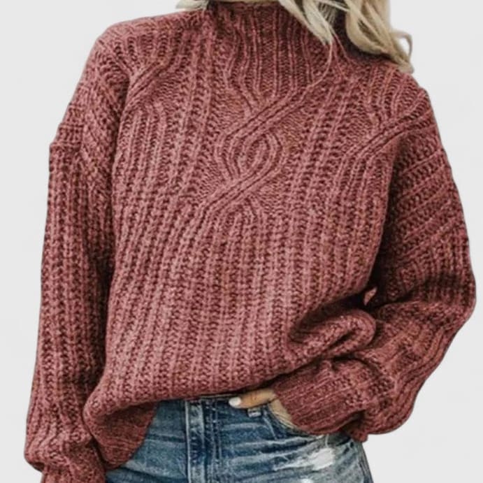 Alma Women's Ribbed Long-Sleeve Jumper