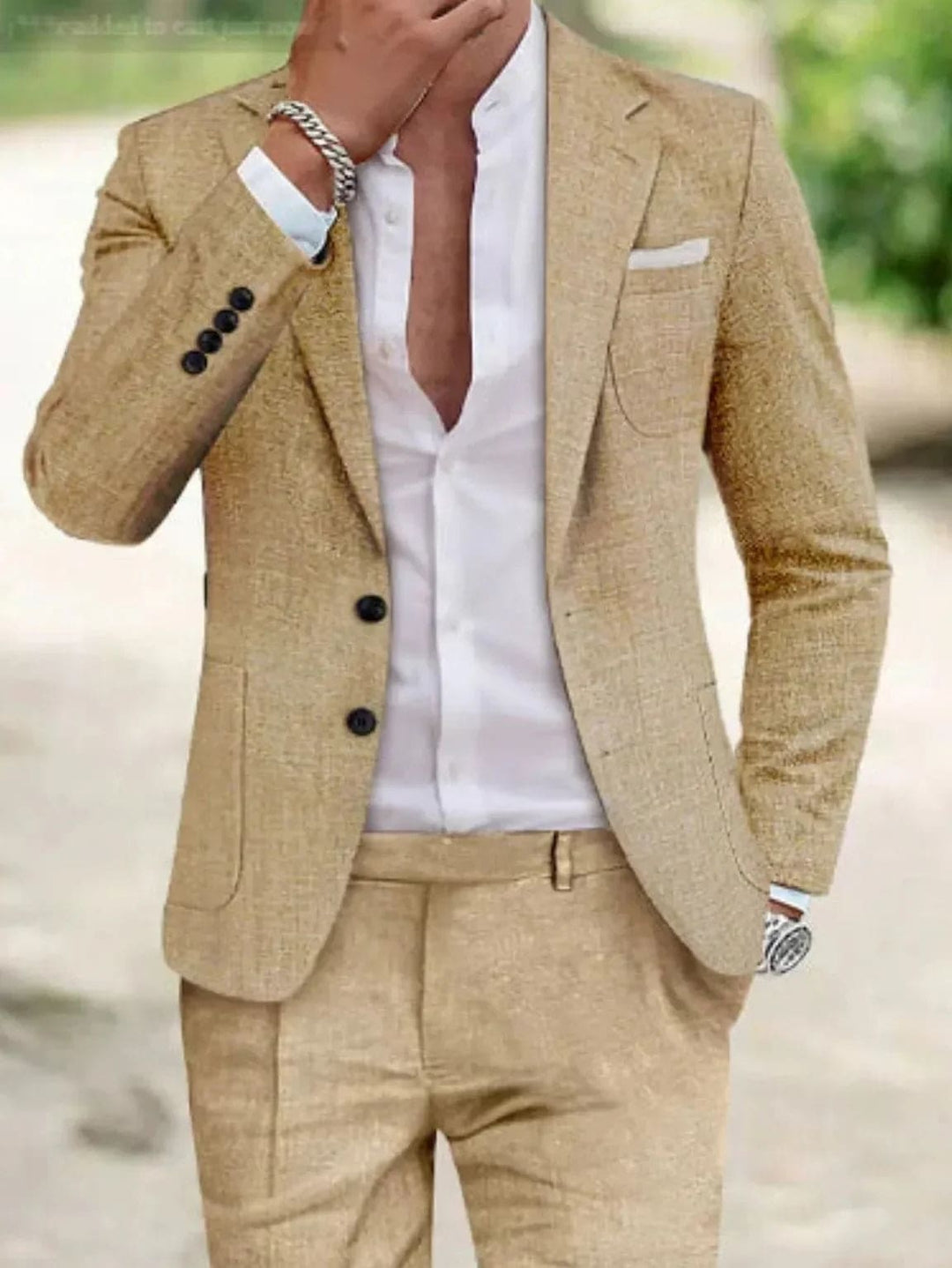 Brennan Men's Two-Button Wedding Suit