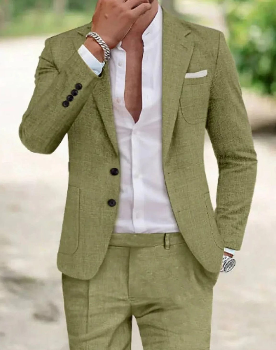 Brennan Men's Two-Button Wedding Suit