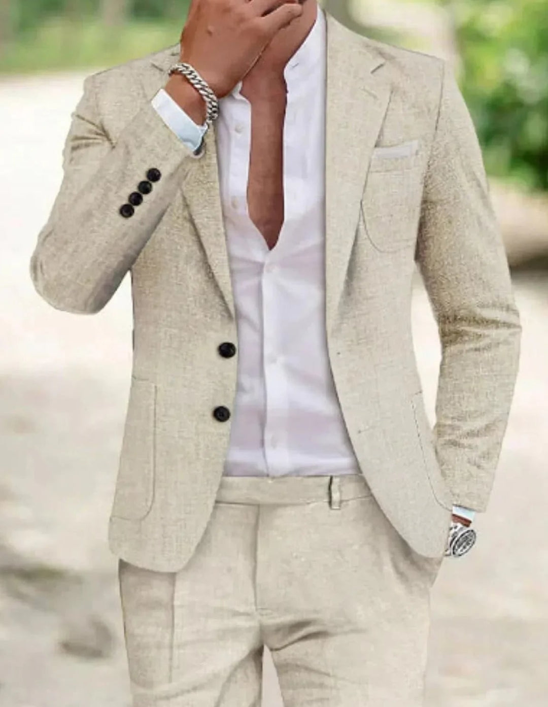 Brennan Men's Two-Button Wedding Suit