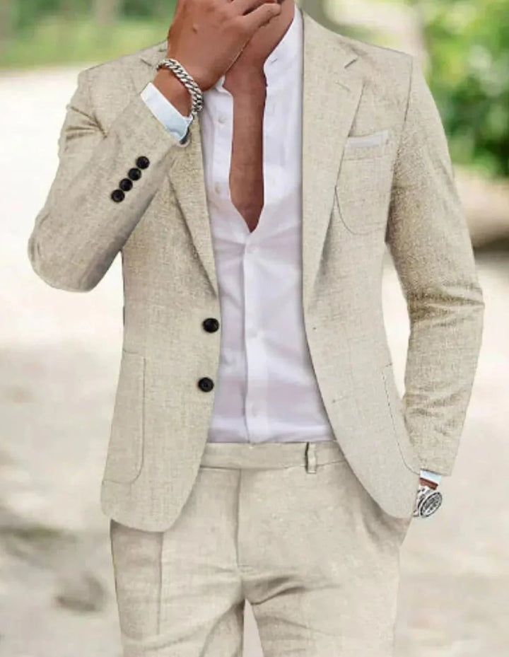 Brennan Men's Two-Button Wedding Suit