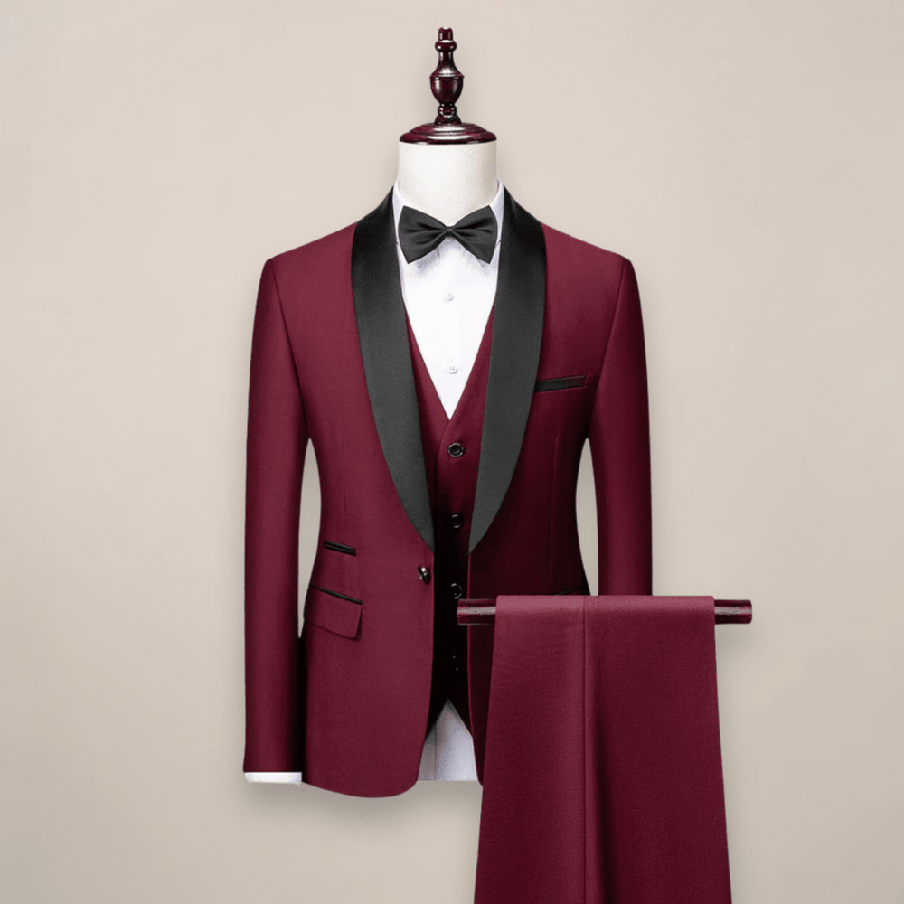 Dominic Men's Classic Three-Piece Suit