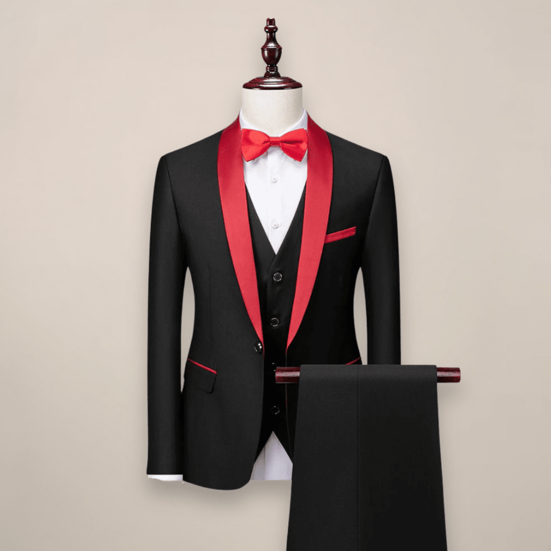 Dominic Men's Classic Three-Piece Suit