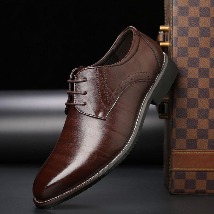 Clyde Men's Timeless Formal Lace-Up Derby Shoes