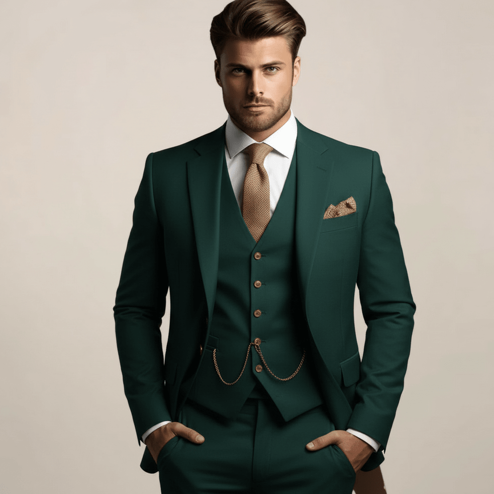 Enzo Men's Three-Piece Suit