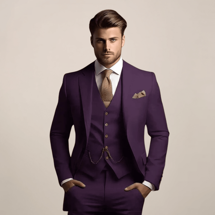 Enzo Men's Three-Piece Suit