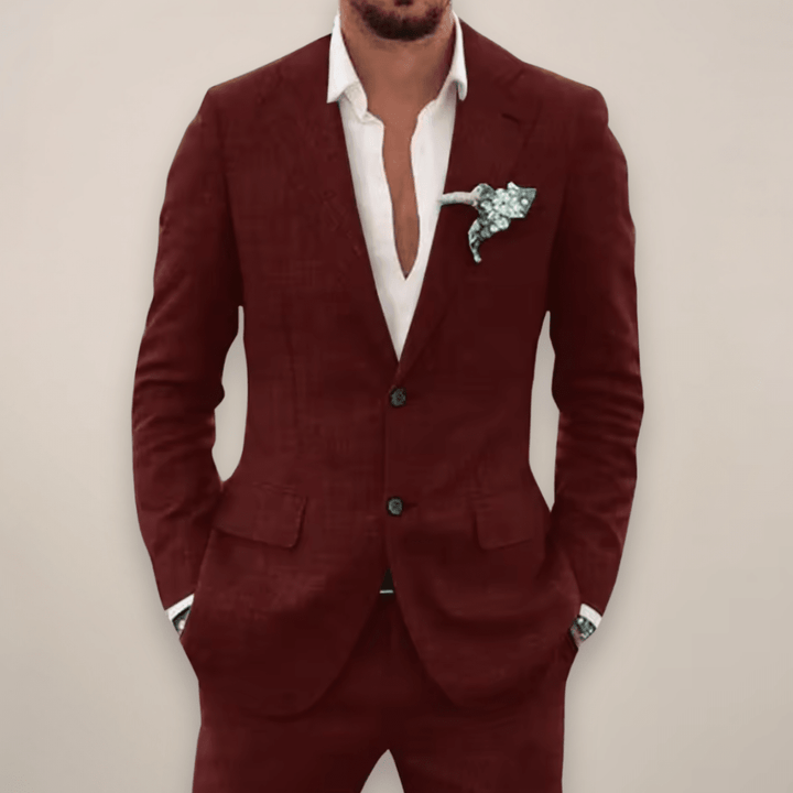 Hugh Men's Two-Piece Single-Breasted Suit