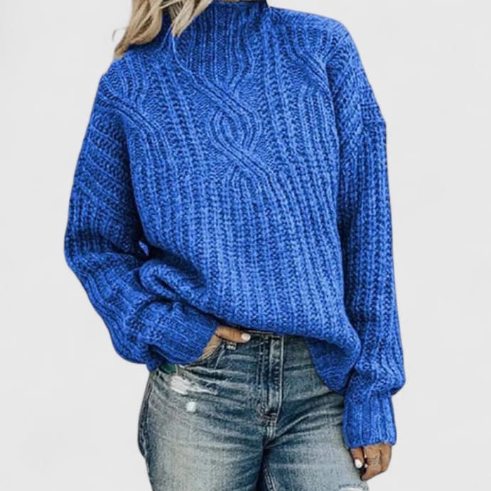Alma Women's Ribbed Long-Sleeve Jumper