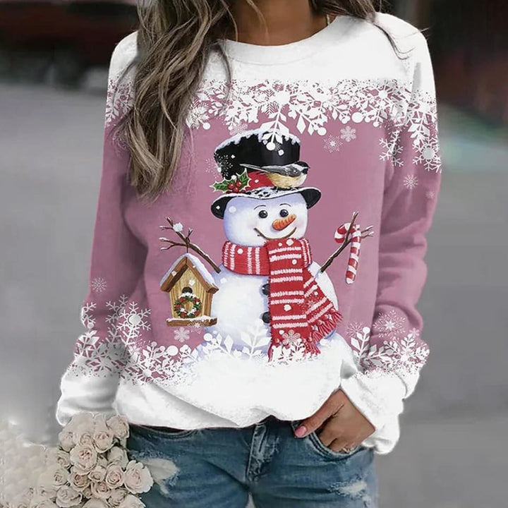 Ellery Women's snowman Christmas jumper