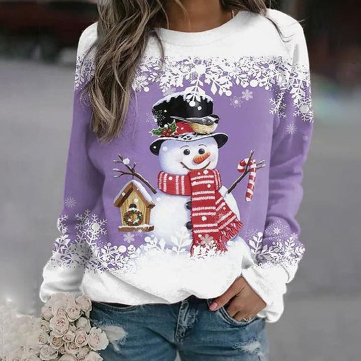 Ellery Women's snowman Christmas jumper