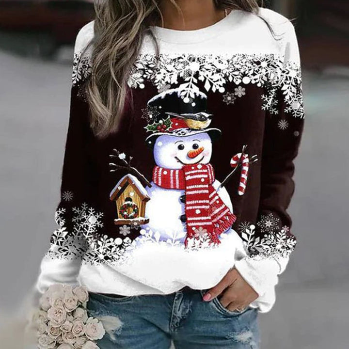 Ellery Women's snowman Christmas jumper