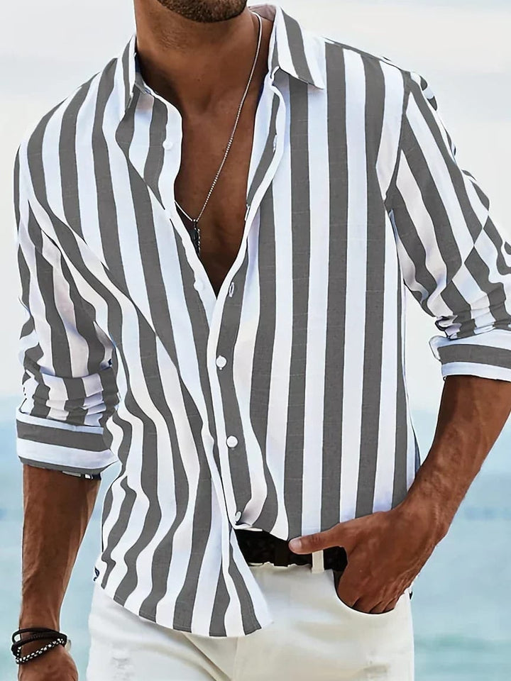 Lawrence Men's Striped Relaxed Shirt