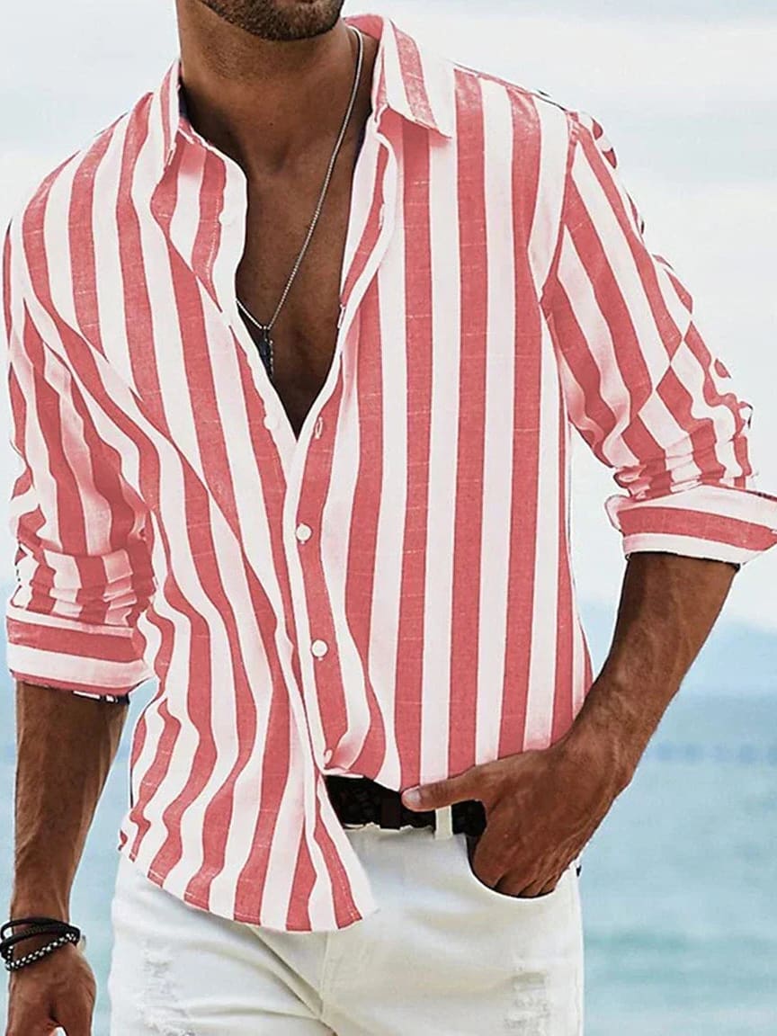 Lawrence Men's Striped Relaxed Shirt