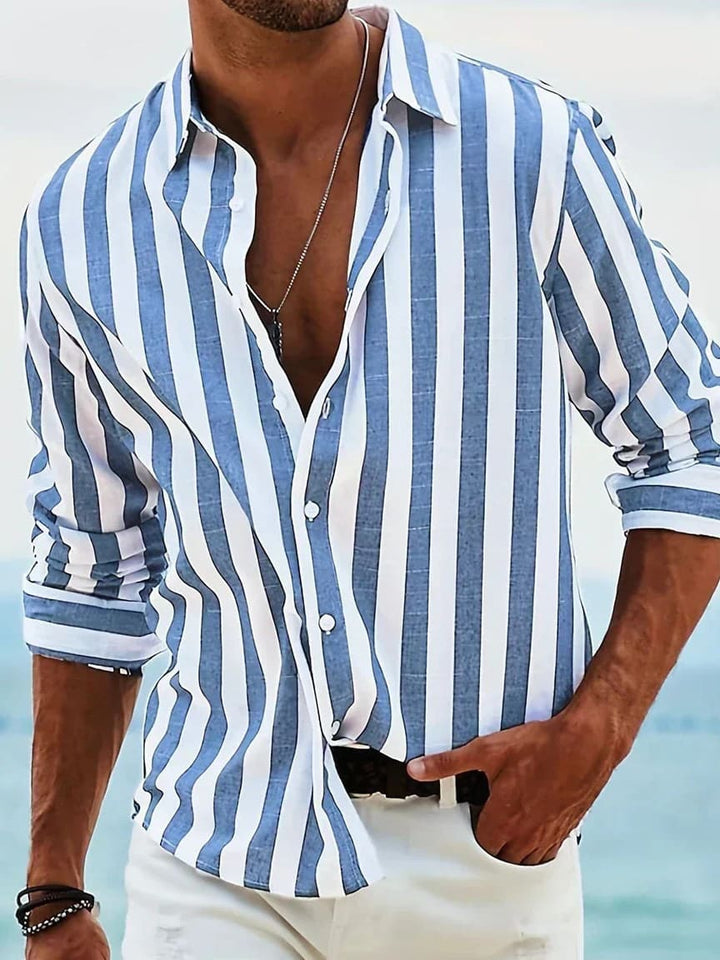 Lawrence Men's Striped Relaxed Shirt