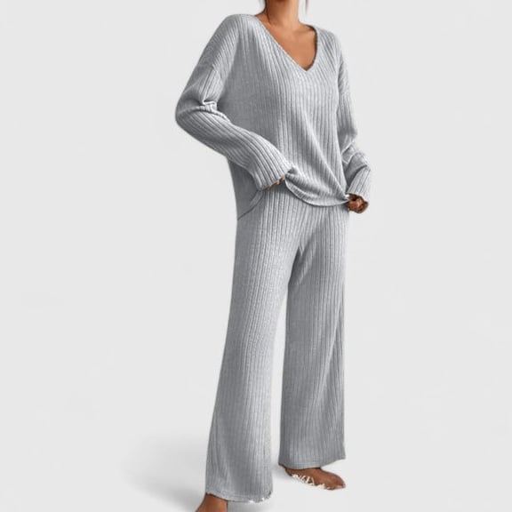 Moira Women's Ribbed Lounge Set