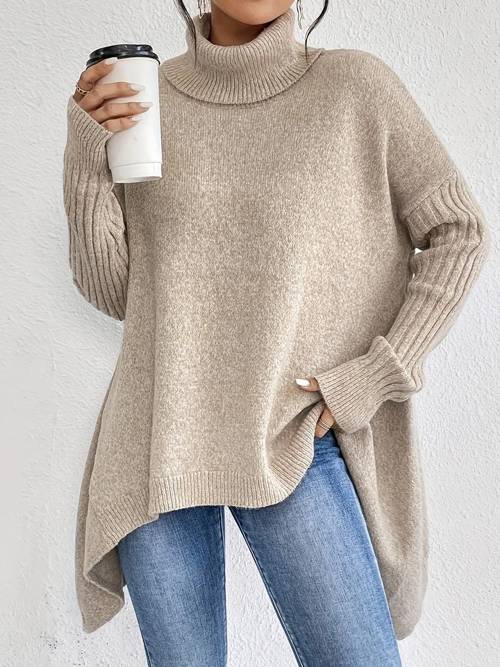 Georgia Women's Oversized High-Neck Winter Jumper