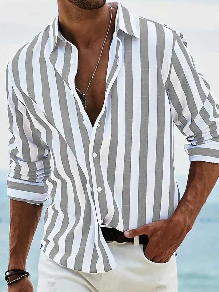 Lawrence Men's Striped Relaxed Shirt