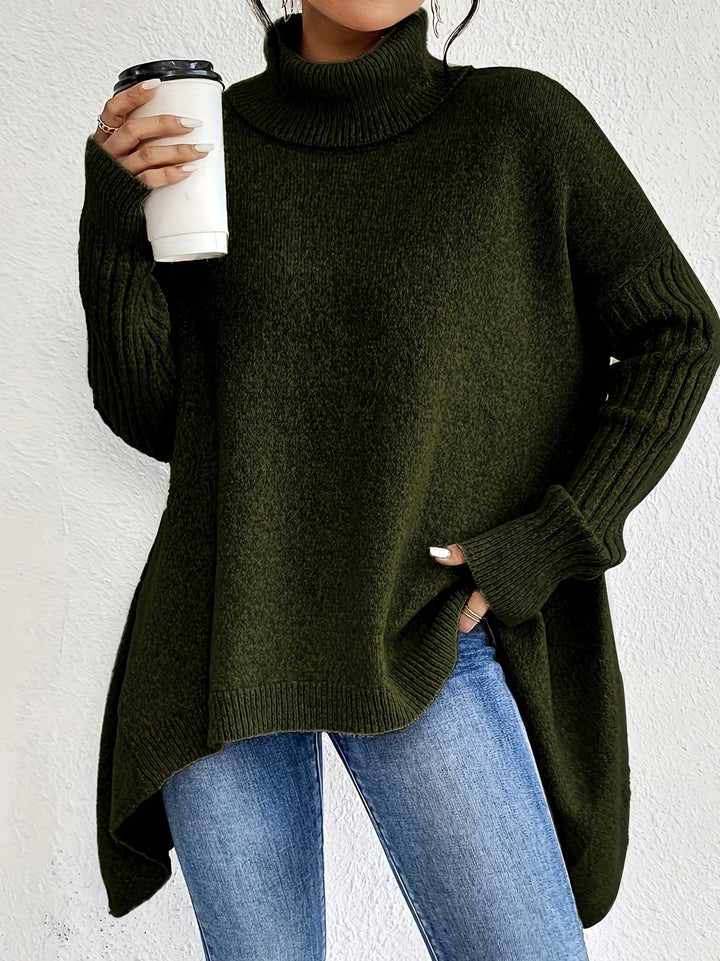 Georgia Women's Oversized High-Neck Winter Jumper